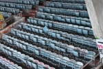 Empty Seats at the Abandoned Marine Stadium, Key Biscayne, Florida