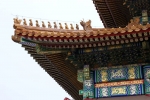 Imperial Roof Decoration of Highest Status at the Forbidden Palace, Beijing, China
